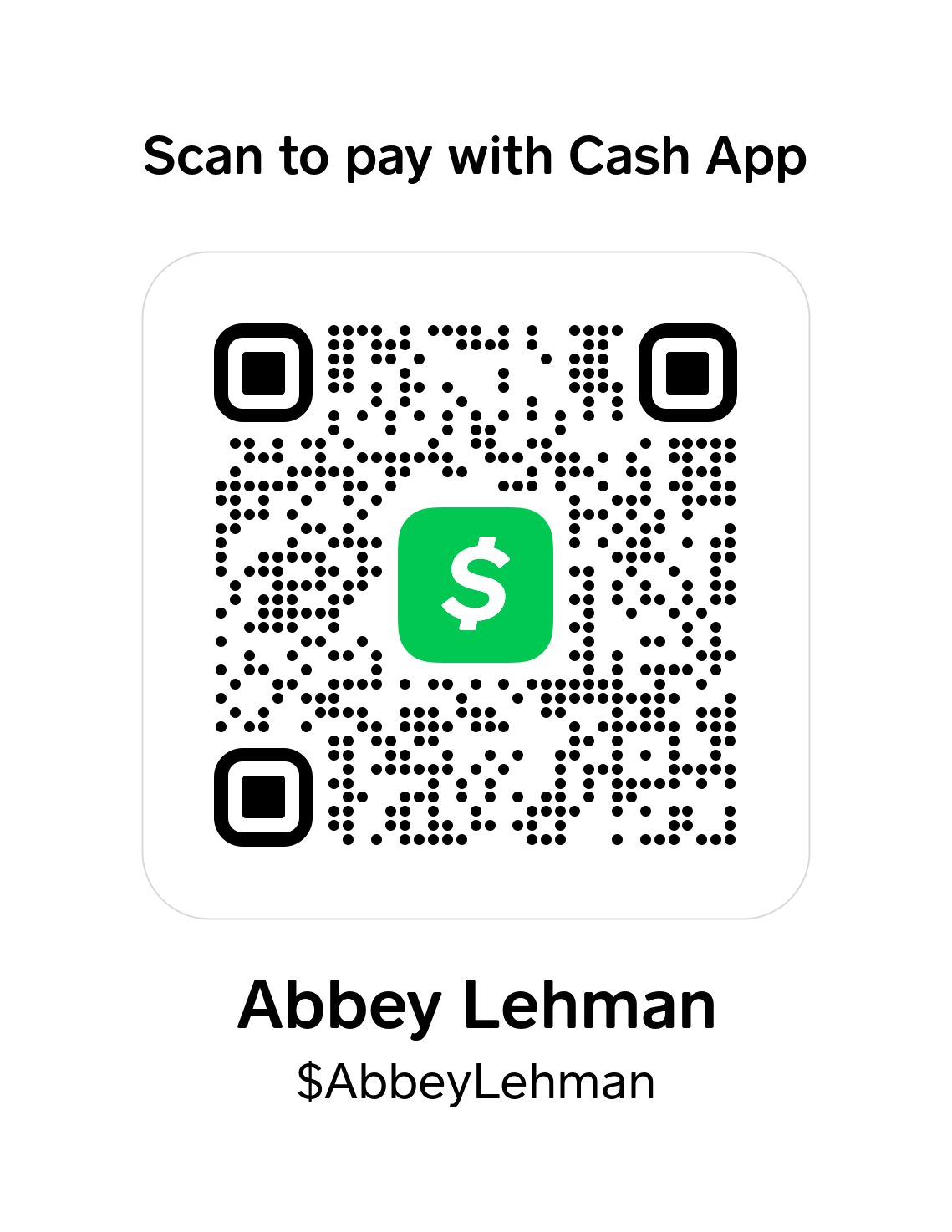 Cash App QR